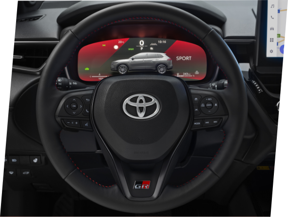 Kierownica w Toyocie Corolli Cross.