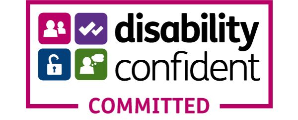 Disability confident committed logo