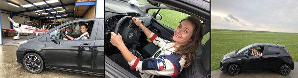 Dorine Bourneton en Toyota