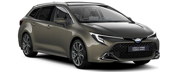 Der neue Corolla Touring Sports auf weißem Hintergrund