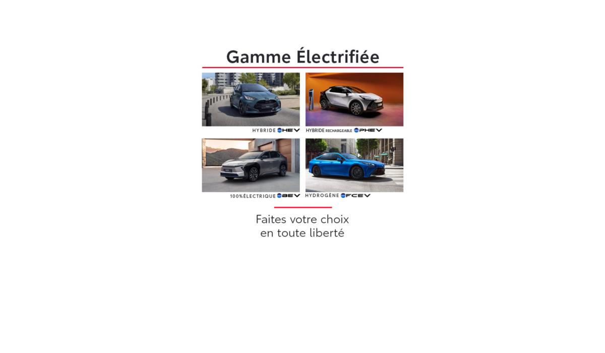 Gamme électrifiée