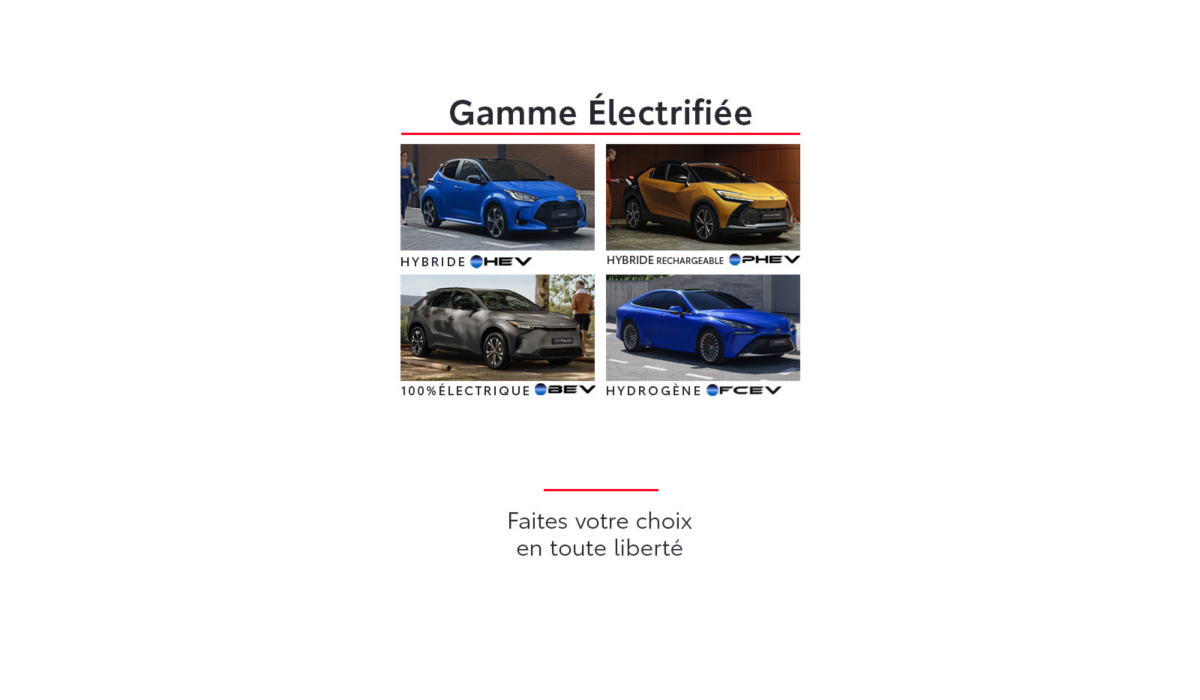 Gamme électrifiée