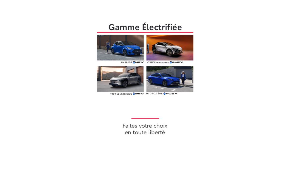Gamme électrifiée