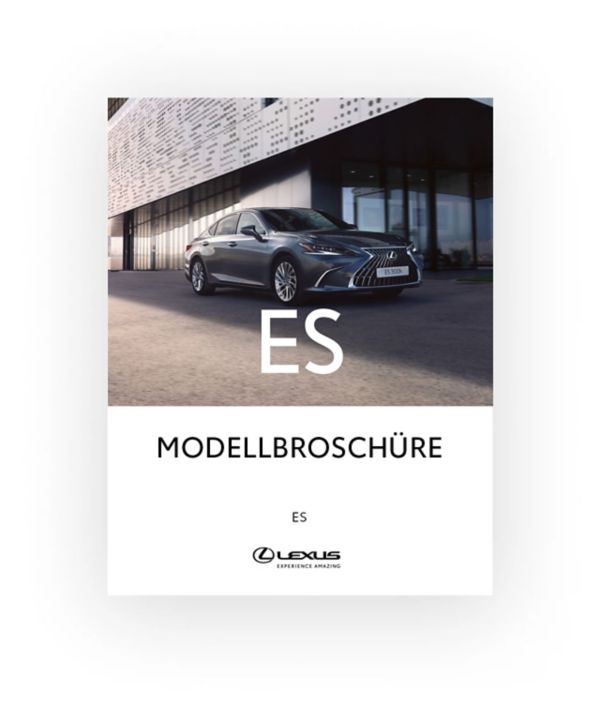 Abbildung der Lexus ES Modellbroschüre