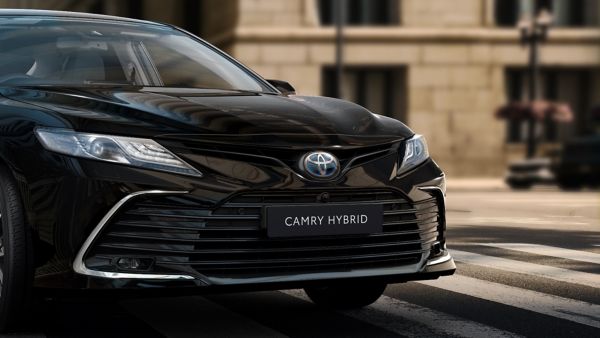 Toyota Camry parked on road