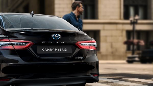 Toyota Camry close up of the back