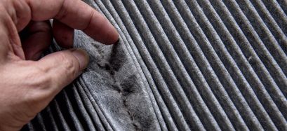 Špinavý vzduchový filtr