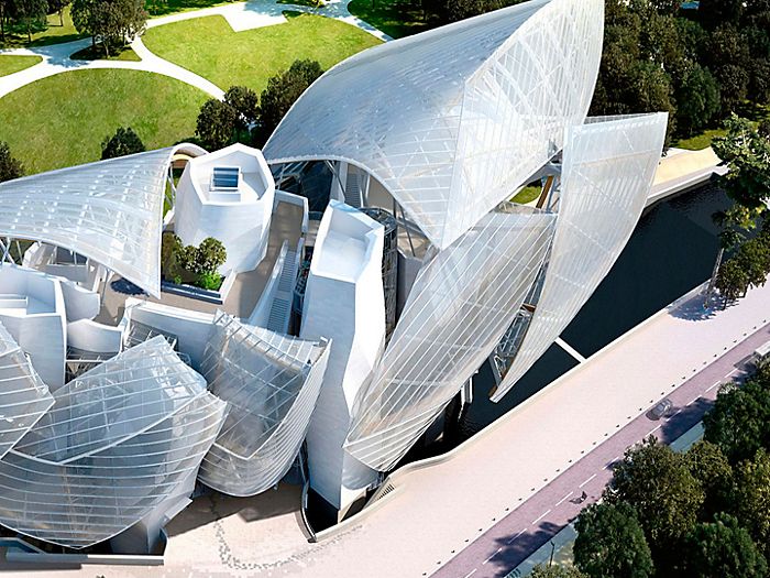 The beautiful Frank Gehry Building - Louis Vuitton