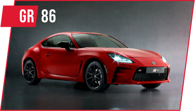 Toyota GR86 z podpisem.