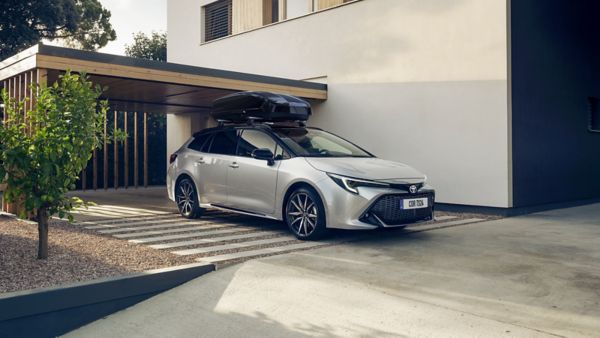 Toyota Corolla TS bagage sur le toit