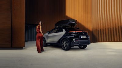 Badge Arrière Bleu Toyota D'origine - Pour C-HR Hybrid 2016 + Corolla 2019 - Réf. 75403-F4010 - Neuf Sous Emballage