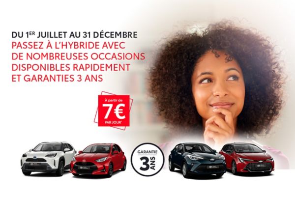 Toyota Occasions | Offres du moment sur les véhicules d'Occasions