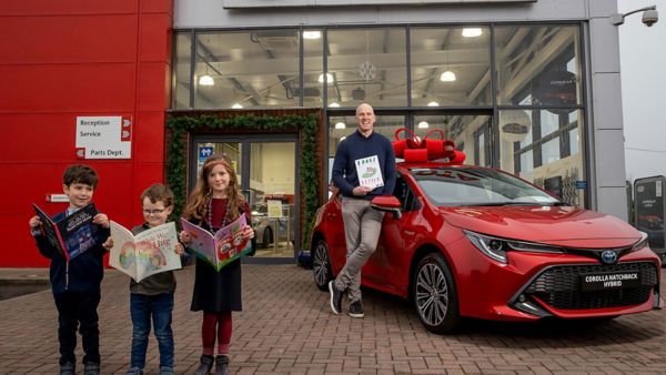 TOYOTA IRELAND SUPPORTS CHILDREN’S BOOKS IRELAND TO GIFT 2,000 BOOKS TO VULNERABLE CHILDREN THIS CHRISTMAS