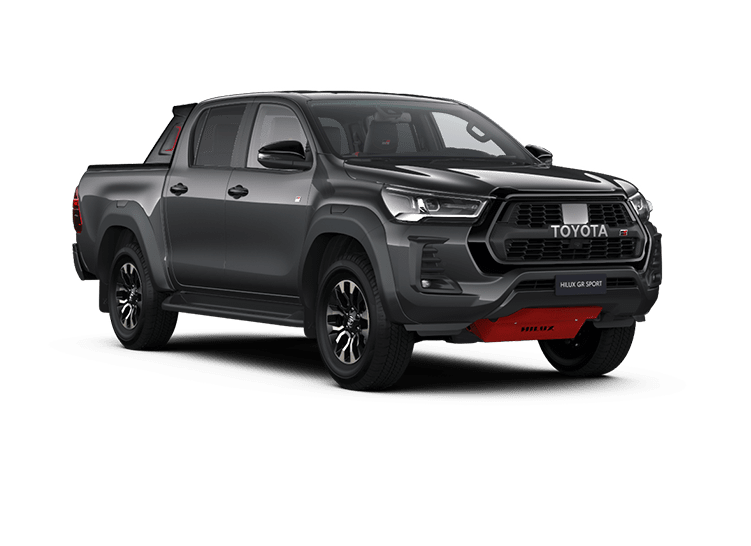 Toyota Hilux GR SPORT z podpisem.