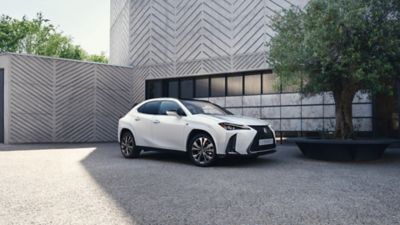 Lexus UX parked 