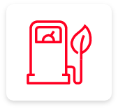 Ikona dystrybutora do ładowania z listkiem.