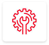 Ikona klucza narzędziowego na tle trybu.