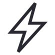 Ikona błyskawicy.