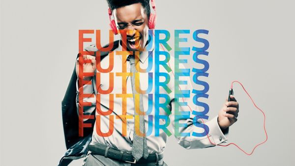 Toyota careers header of Man dancing with Futures written over