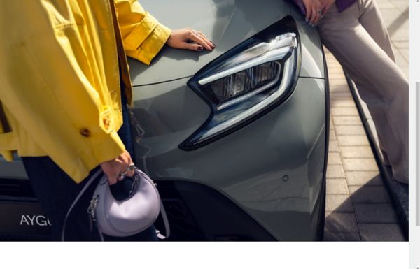 Aygo X близък план