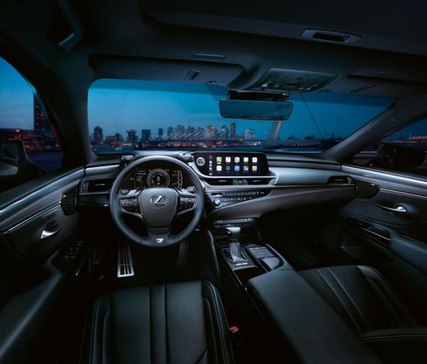 The Lexus ES cockpit