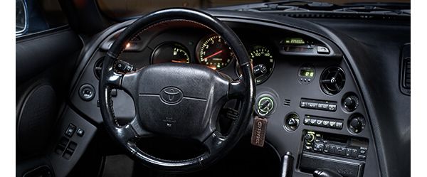 Interior del Toyota Supra