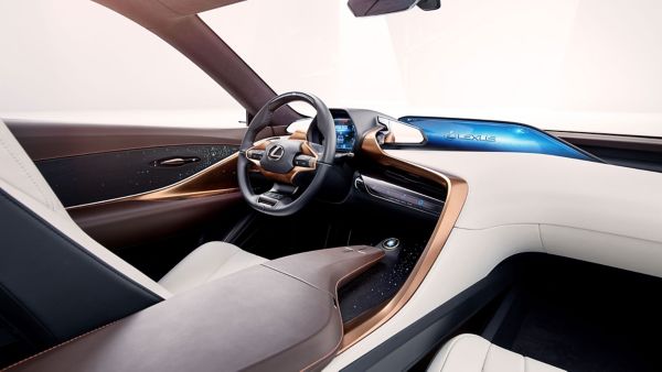 side view of the Lexus LF-1 Limitless drivers seat