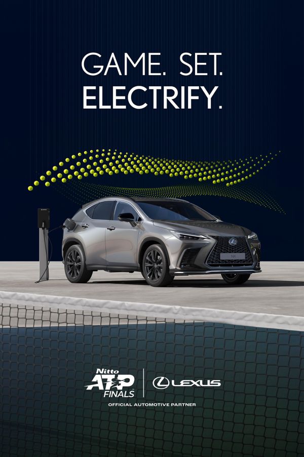 Um Lexus NX a carregar com a marca ATP