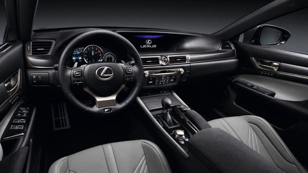 interior shot of the Lexus GS