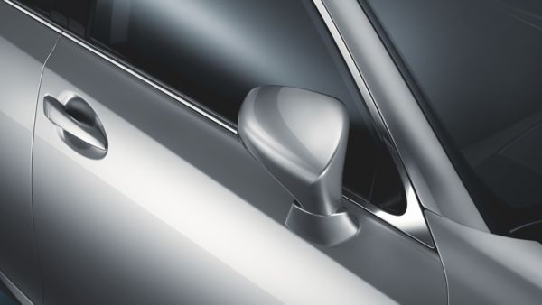 Lexus GS side view mirror close up