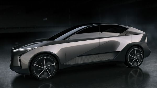 A side view of the LF-ZL concept car