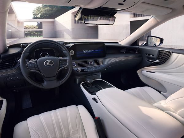 inside look of a Lexus car