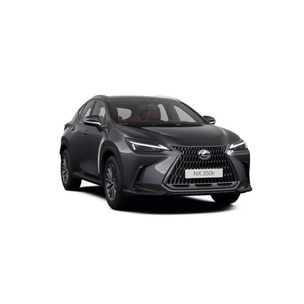 Ein Lexus NX 350h in Seitenansicht auf weißem Hintergrund