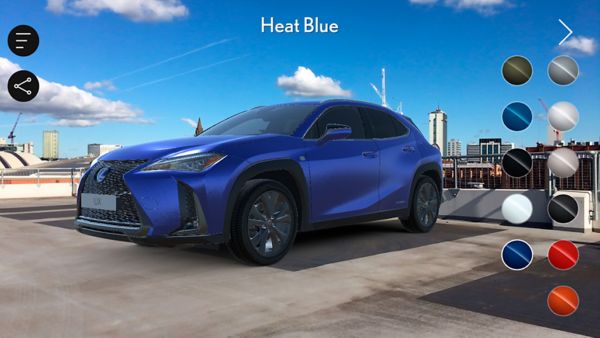 El Lexus UX en casa