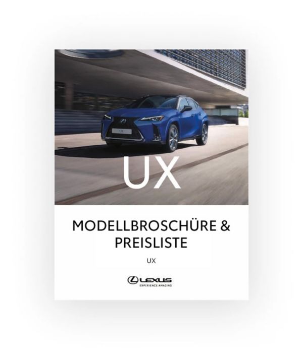 Abbildung der UX Modellbroschüre