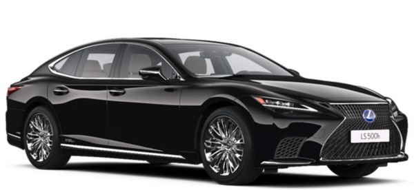 Profil boczny samochodu Lexus LS