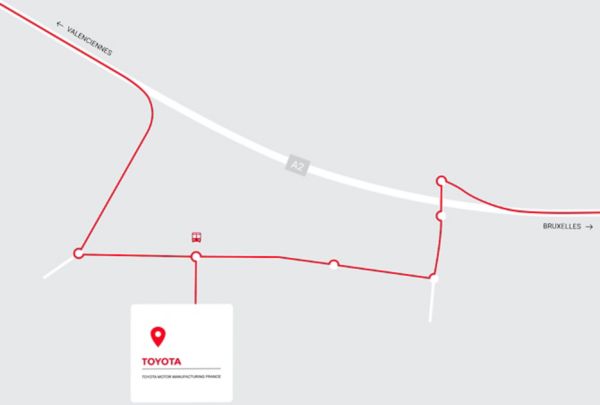 Carte pour accéder au site