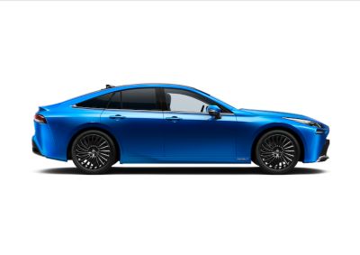 Profil d'une Toyota Mirai hydrogène