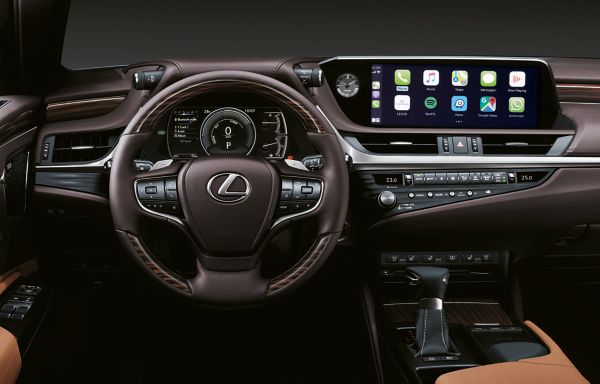 An interior of a Lexus