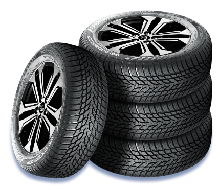 Sada zimních pneumatik Nokian WR Snowproof.