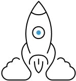 visuel opportunités avec une fusée qui décolle
