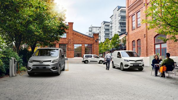 A collection of Toyota Proaces
