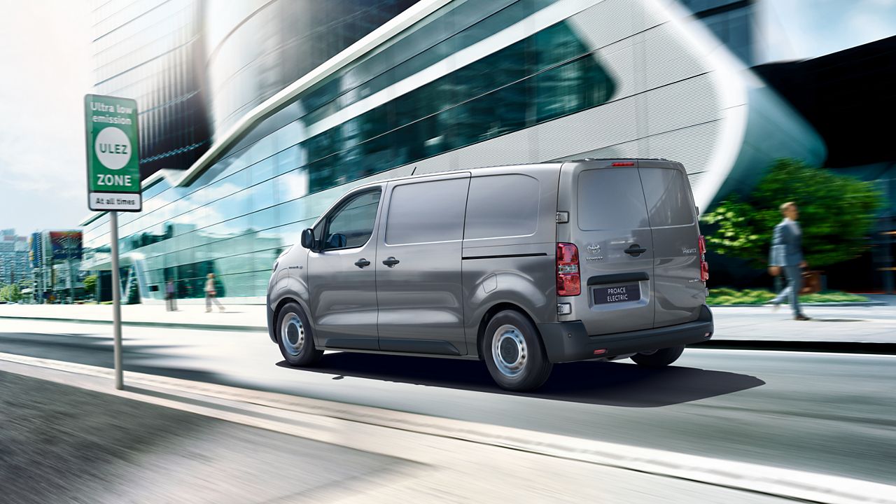 Toyota proace store van electric