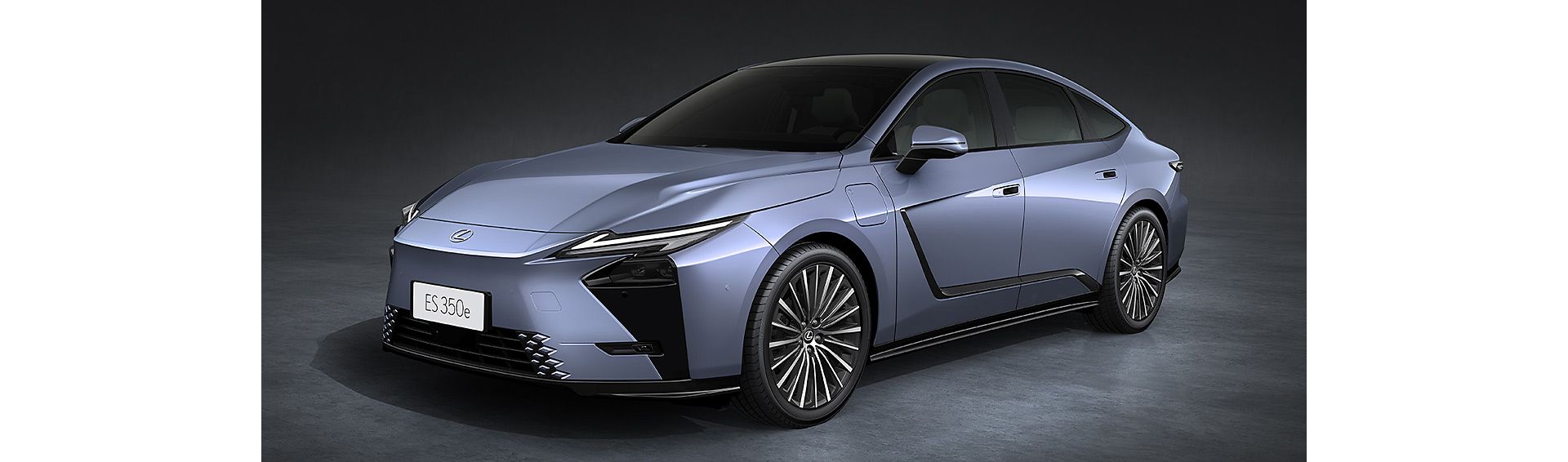 Profil boczny samochodu nowego Lexus ES