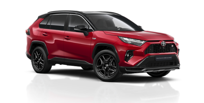 Toyota RAV4 Plug-in Hybrid GR SPORT z podpisem.