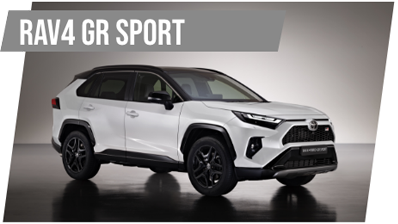 Toyota RAV4 GR SPORT z podpisem.