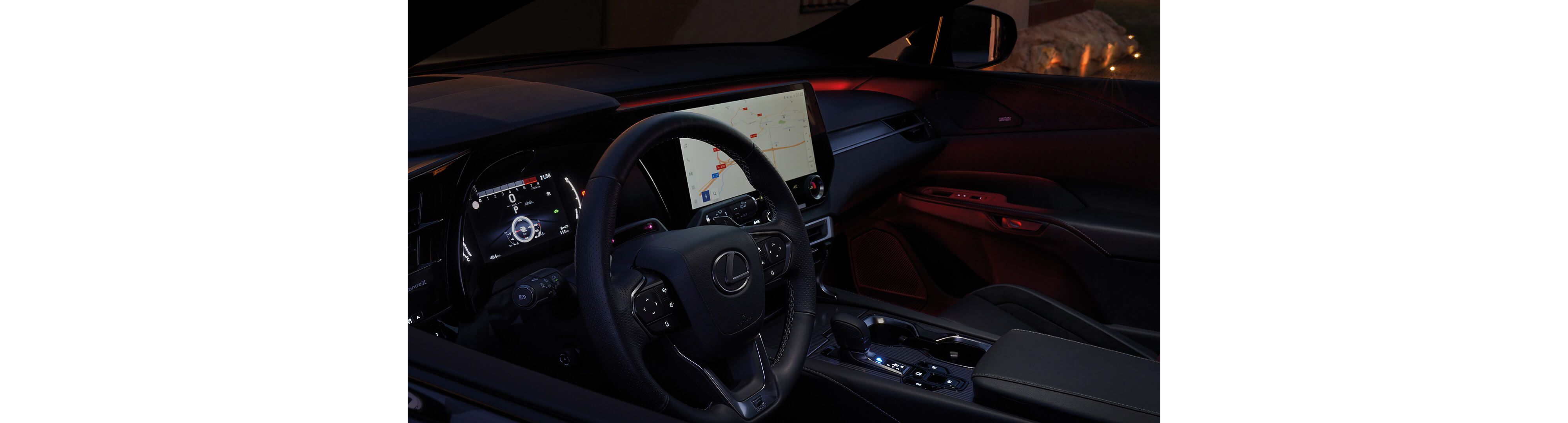 Lexus RX drivers cockpit 