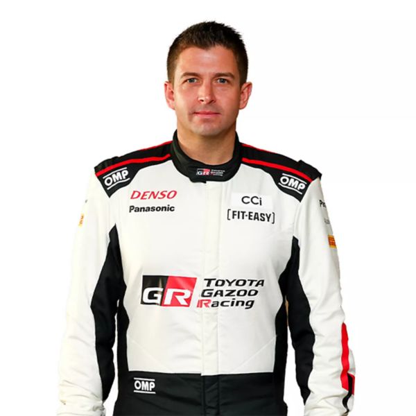 Portrait of co-driver, Scott Martin