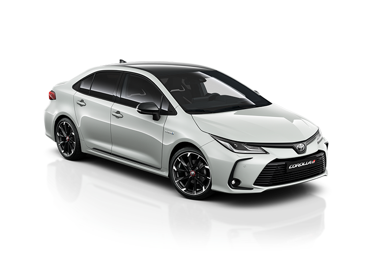 Toyota Corolla Sedan GR SPORT z podpisem.