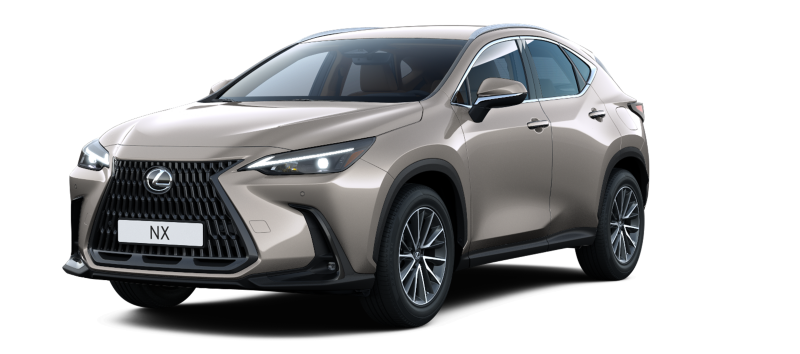 Ein brauner Lexus NX in der Seitenansicht